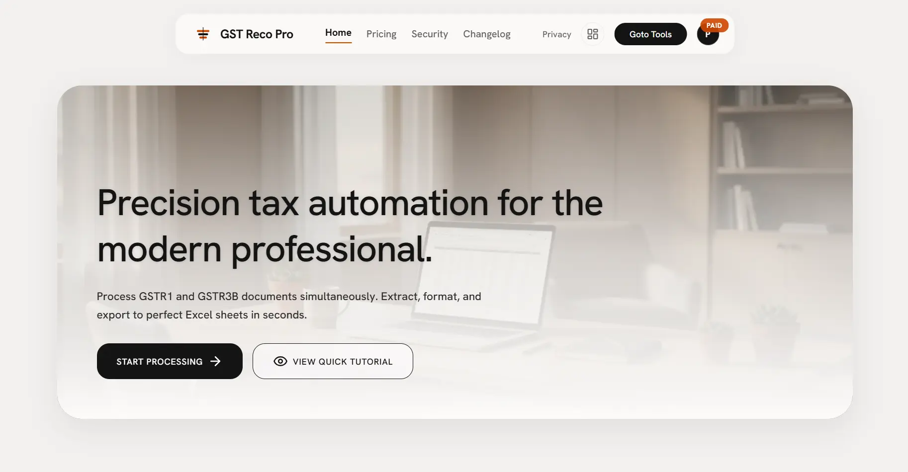 Tax Compliance & Reconciliation SaaS
